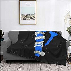 Vlone Blankets – Vlone Snake Big V Flannel Throw Blanket Home Decorations