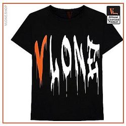 Vlone T-Shirts - Vlone Blood Fall T-Shirt VL2409