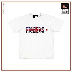 Vlone T-Shirts - FRIENDS  GBR T-SHIRT  WHITE VL2409