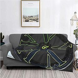 Vlone Blankets – Black Vlone Flannel Throw Blanket Home Decorations Custom Size