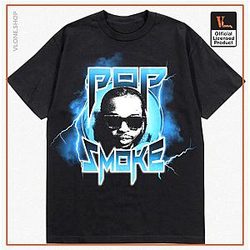 Vlone T-Shirts - Pop Smoke Thunder T-Shirt VL2409