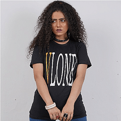 Vlone T-Shirts - Vlone Tide Big V Letter Printing Short Sleeve T-Shirt VL2409
