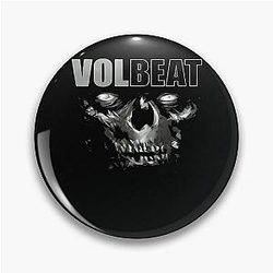 Volbeat Danish skull Pin