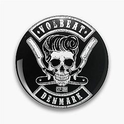Volbeat Rock Band	 Pin