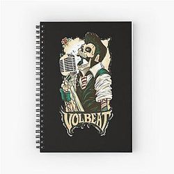 volbeat new Spiral Notebook