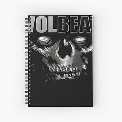 Volbeat Danish skull Spiral Notebook