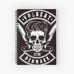 Volbeat Rock Band Spiral Notebook