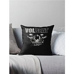 Volbeat Danish skull Throw Pillow