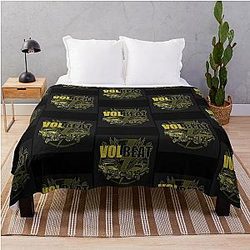 Volbeat Danish vintage art Throw Blanket