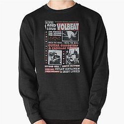Volbeat Official Merch Discography Concert Pullover Sweatshirt