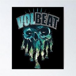 Volbeat skull Poster