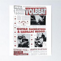 VOLBEAT DISCOGRAPHY CONCERT Poster