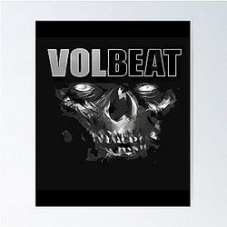 Volbeat Danish skull  	 Poster