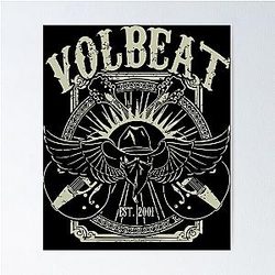 ground volbeat band leaf  Poster