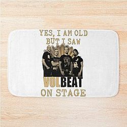 Volbeat on stage Bath Mat