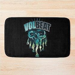 Volbeat skull art Bath Mat
