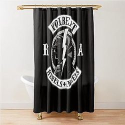 volbeat rock Shower Curtain