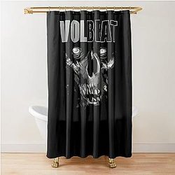 Volbeat Danish skull Shower Curtain