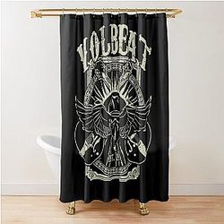 ground volbeat band leaf  Shower Curtain