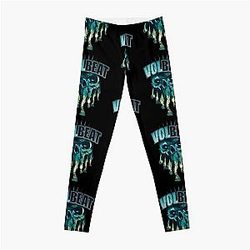 Volbeat skull art Leggings