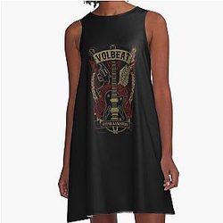 logo volbeat best new A-Line Dress