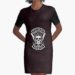 Volbeat Rock Band Graphic T-Shirt Dress