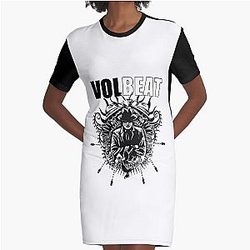 Volbeat Danish classic Graphic T-Shirt Dress