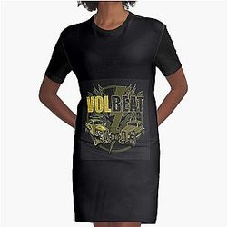 Volbeat Danish vintage art Graphic T-Shirt Dress