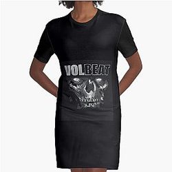 Volbeat Danish skull Graphic T-Shirt Dress
