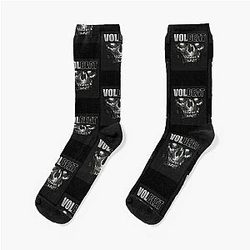 Volbeat Danish skull Socks
