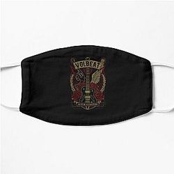 logo volbeat best new Flat Mask