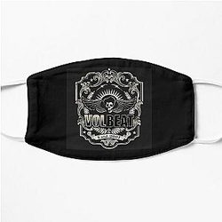 volbeat band best logo Flat Mask