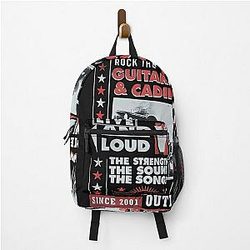 Volbeat Official Merch Discography Concert Backpack