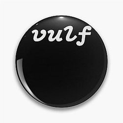 White Original Vulfpeck Pin
