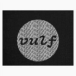 Vulfpeck Shirt Vulf Circle White Print vulfpeck vulf logo, vulf vulfpeck, 1612, music, funk Jigsaw Puzzle