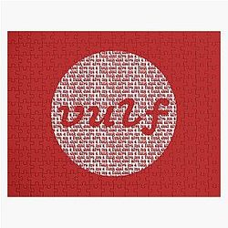 Vulfpeck Shirt Vulf Circle White Print   Jigsaw Puzzle