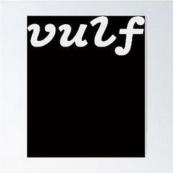 White Original Vulfpeck Poster