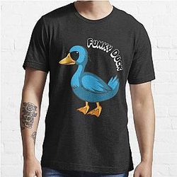 Funky Duck Vulfpeck - Black Essential T-Shirt
