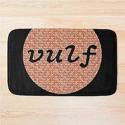 Vulfpeck Vulf Circle Orange Bath Mat
