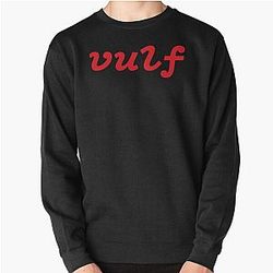 Red Vulfpeck Pullover Sweatshirt