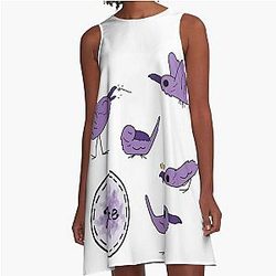 Vulfpeck Raven Birds A-Line Dress