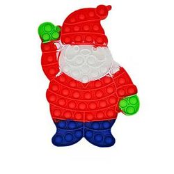 Pop It Sensory Fidget Toy for Anxiety and ADHD relief – Christmas Santa Claus