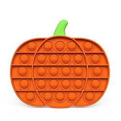 Pop It Sensory Fidget Toy for Anxiety and ADHD relief – Pumpkin