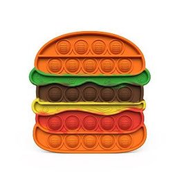 Pop It Sensory Fidget Toy for Anxiety and ADHD relief – Hamburger