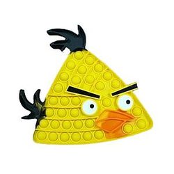 Pop It Sensory Fidget Toy for Anxiety and ADHD relief – Angry Bird Chuck