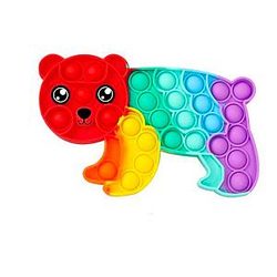 Pop It Sensory Fidget Toy for Anxiety and ADHD relief – Rainbow Panda