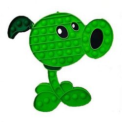 Pop It Sensory Fidget Toy for Anxiety and ADHD relief – Plant vs Zombie - Green Bean