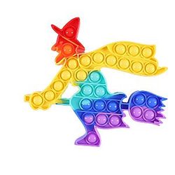 Pop It Sensory Fidget Toy for Anxiety and ADHD relief – Halloween Witch