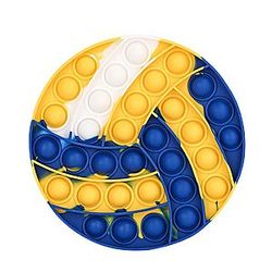 Pop It Sensory Fidget Toy for Anxiety and ADHD relief – Volleyball