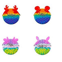 Pop It Sensory Fidget Toy for Anxiety and ADHD relief – Cute Bag Animal Shape